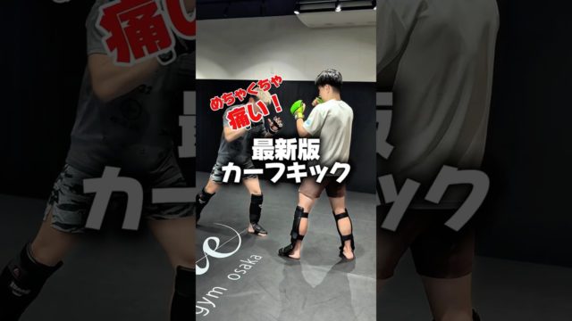 めちゃくちゃ痛い！カーフキックの蹴り方