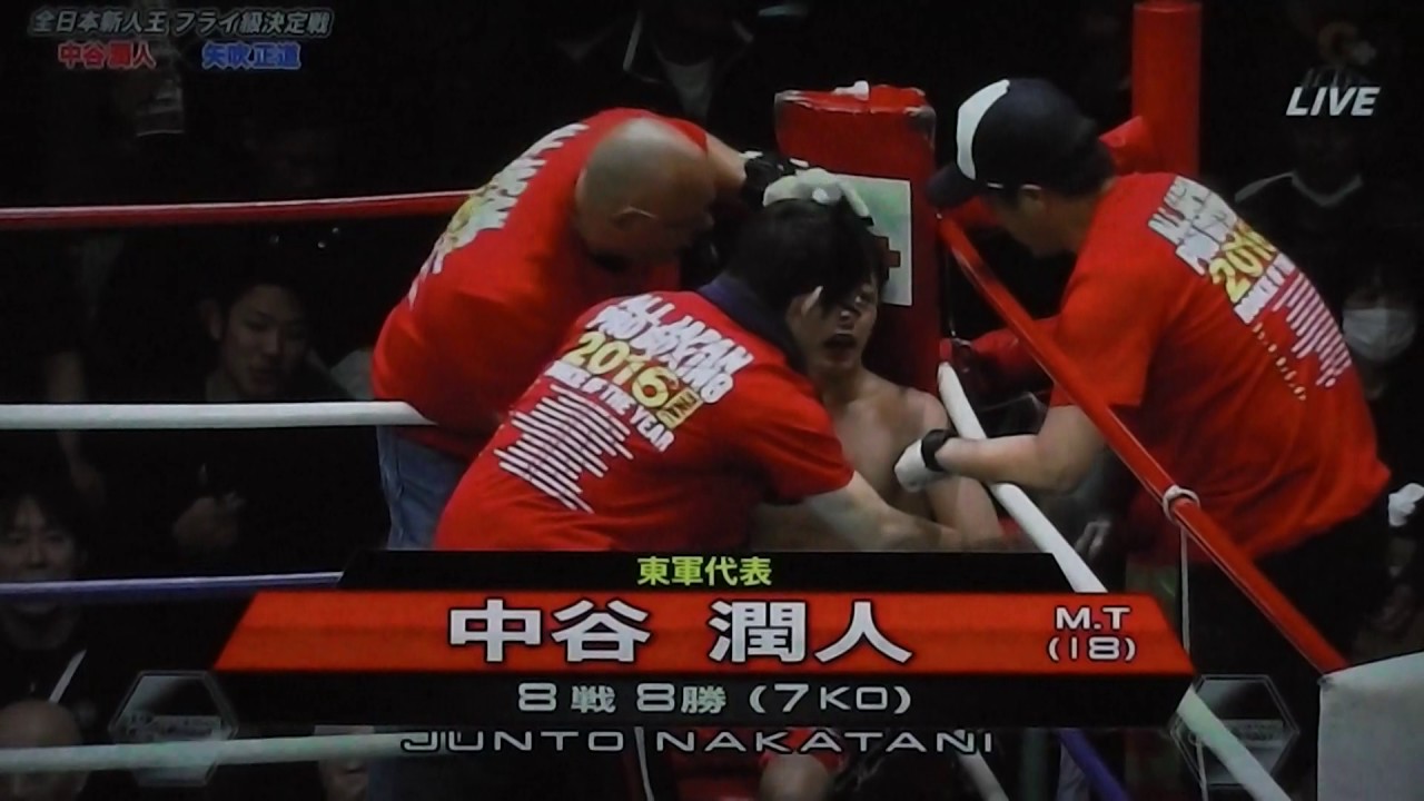 【2016年度全日本新人王決定戦】矢吹正道(青)vs中谷潤人(赤)